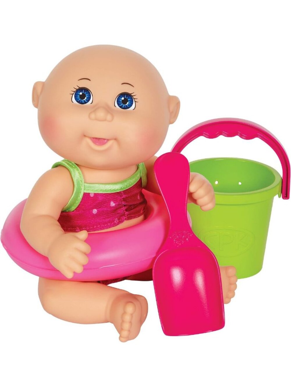 Adorable Beach Time Tiny Newborn Doll with Floatie, Pail, Shovel & Swimsuit - 9